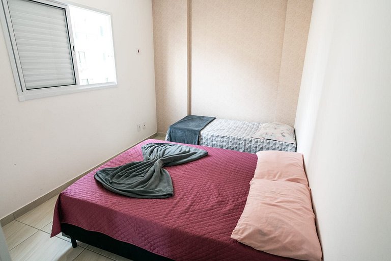 033 Aviação Beira Mar 1quarto 10m da praia - wi fi