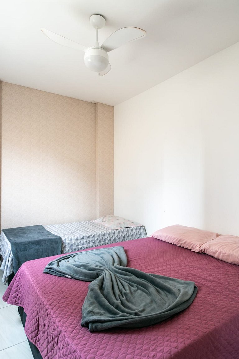 033 Aviação Beira Mar 1quarto 10m da praia - wi fi