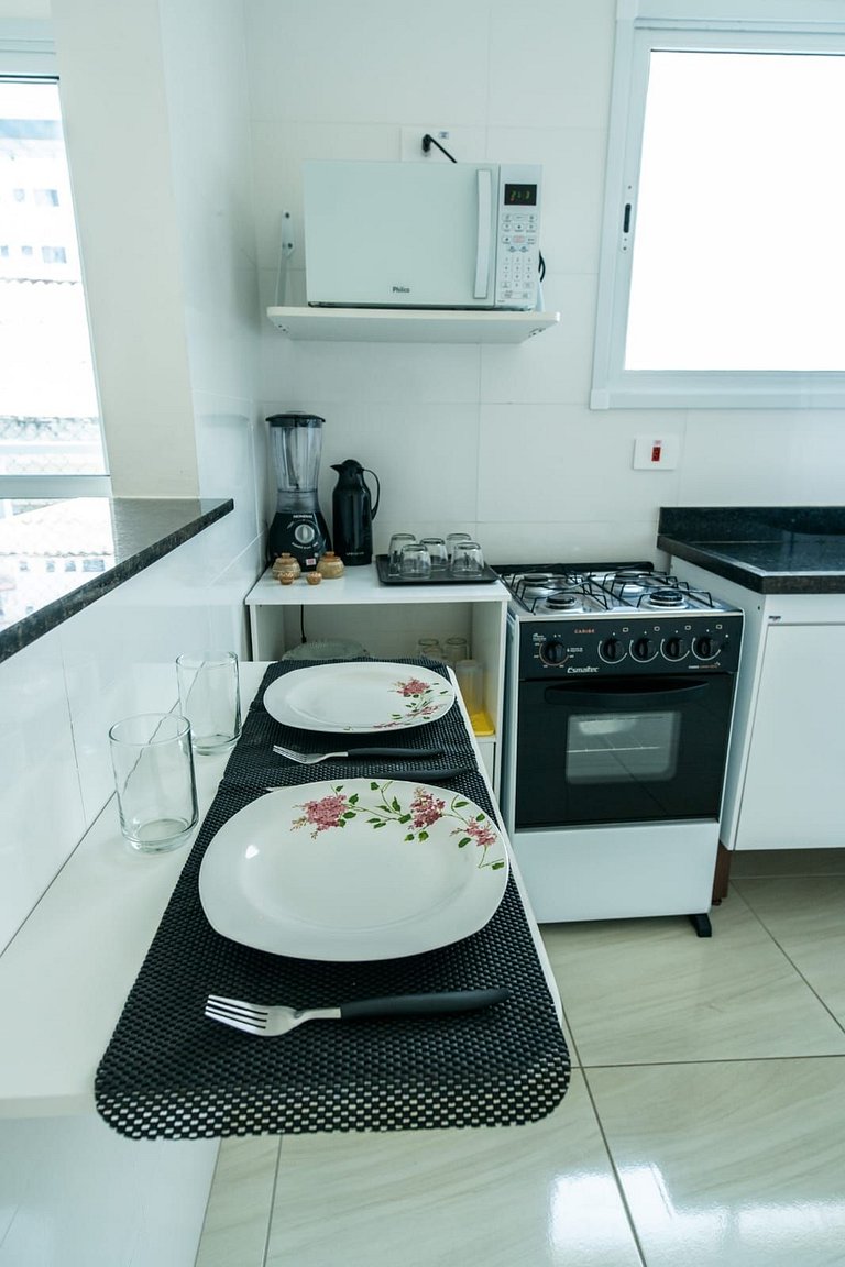 033 Aviação Beira Mar 1quarto 10m da praia - wi fi