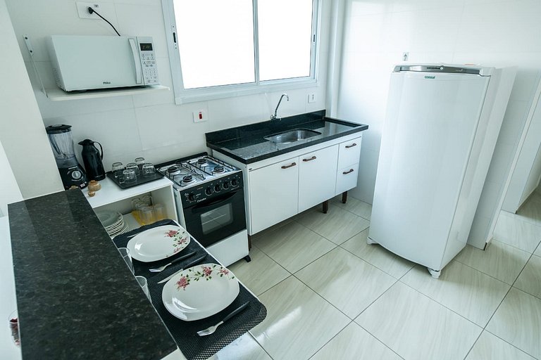 033 Aviação Beira Mar 1quarto 10m da praia - wi fi