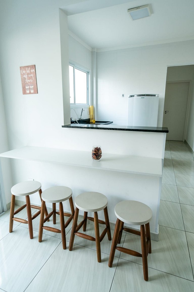 033 Aviação Beira Mar 1quarto 10m da praia - wi fi