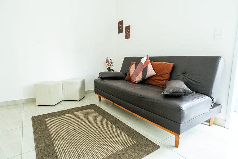 033 Aviação Beira Mar 1quarto 10m da praia - wi fi