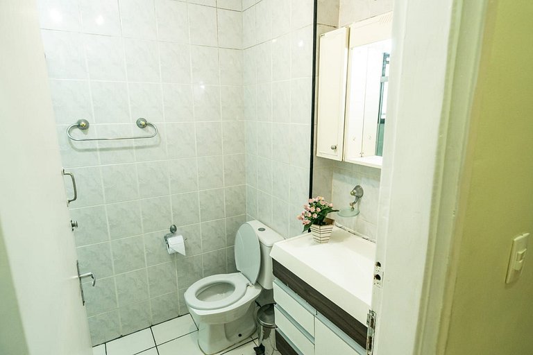 Frente Vista Mar - Varanda WI-FI e Ar 10m da praia