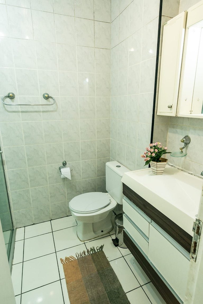 Frente Vista Mar - Varanda WI-FI e Ar 10m da praia