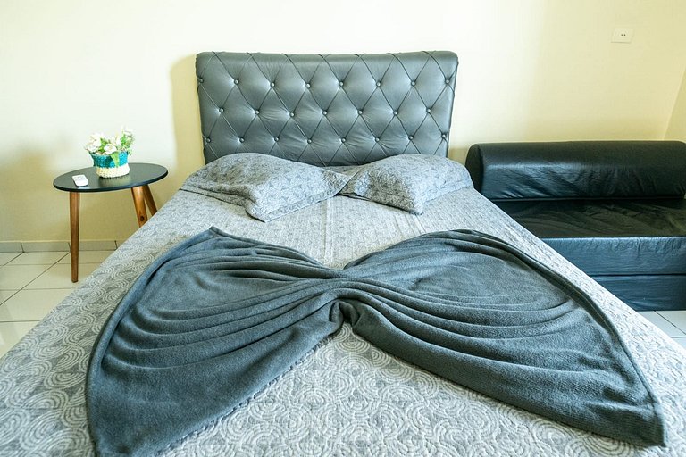 Frente Vista Mar - Varanda WI-FI e Ar 10m da praia