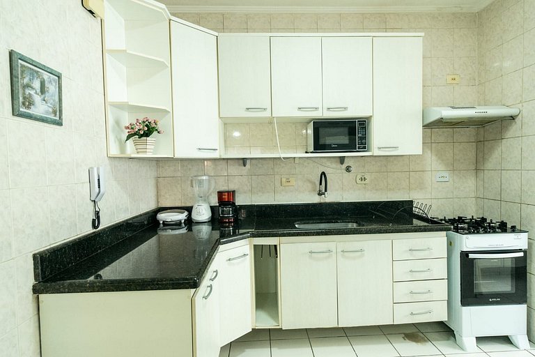 Frente Vista Mar - Varanda WI-FI e Ar 10m da praia