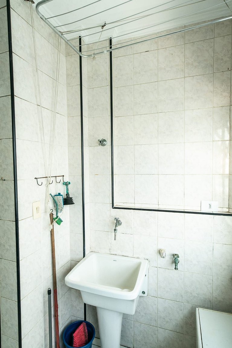 Frente Vista Mar - Varanda WI-FI e Ar 10m da praia