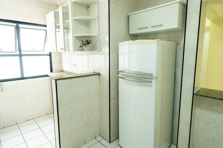 Frente Vista Mar - Varanda WI-FI e Ar 10m da praia