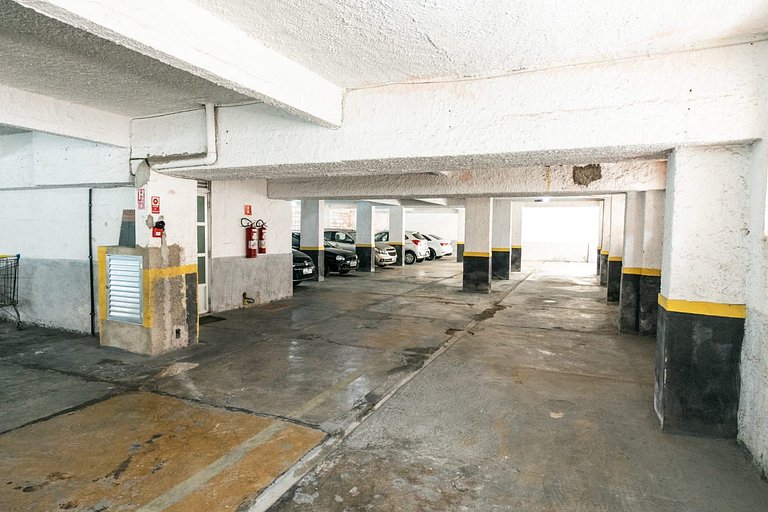 Boqueirão Praia Mar 250m da praia - 2 dorm e WI FI