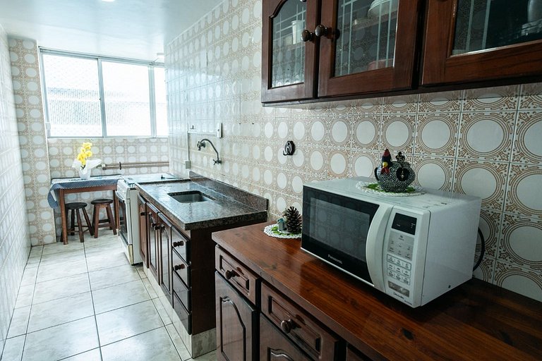 Boqueirão Praia Mar - 250 metros da praia - 2 dormitórios -