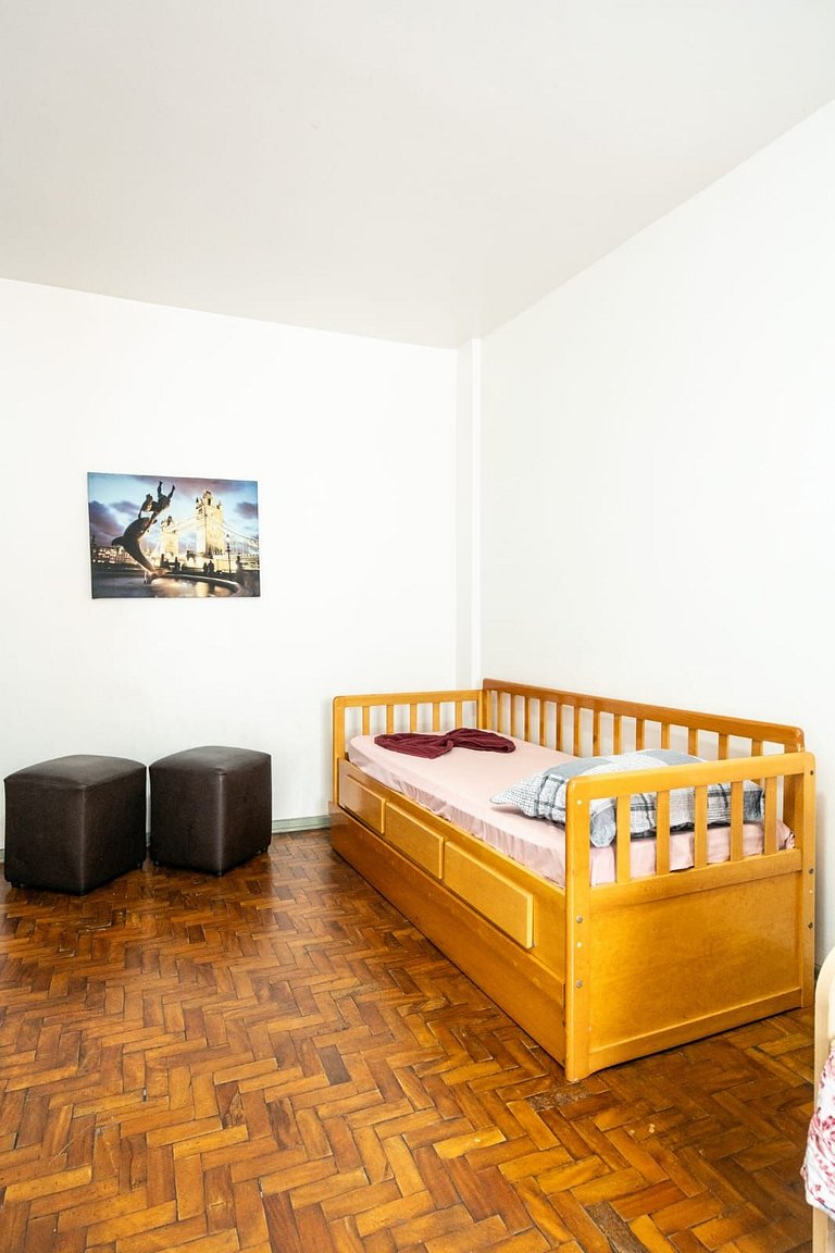 Boqueirão Praia Mar - 250 metros da praia - 2 dormitórios -