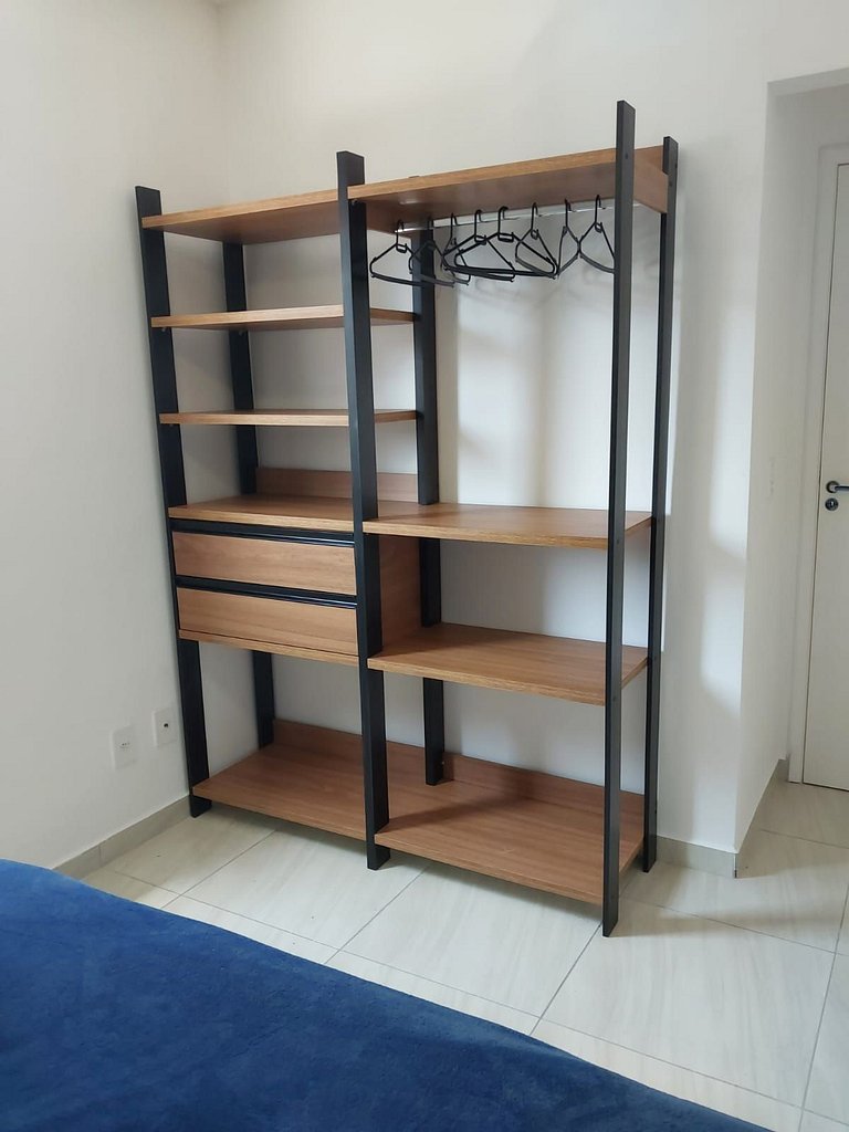 066 Aviação Beira Mar-1dorm -10m da praia WI FI