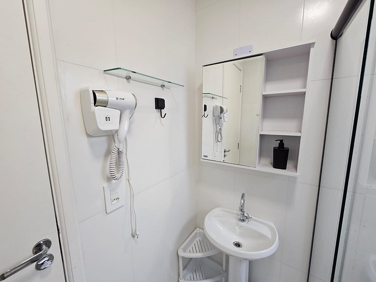 066 Aviação Beira Mar-1dorm -10m da praia WI FI