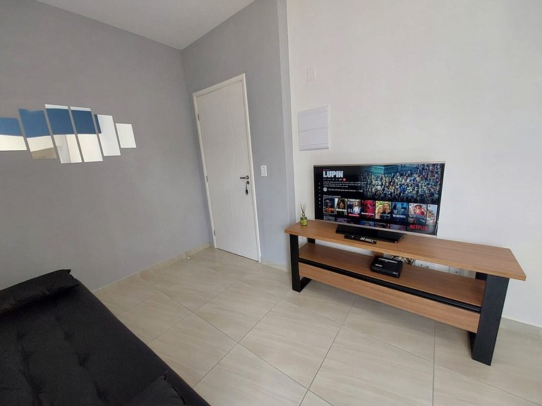 066 Aviação Beira Mar-1dorm -10m da praia WI FI