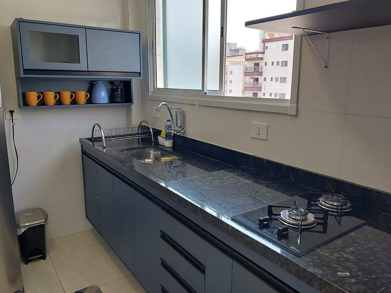 066 Aviação Beira Mar-1dorm -10m da praia WI FI