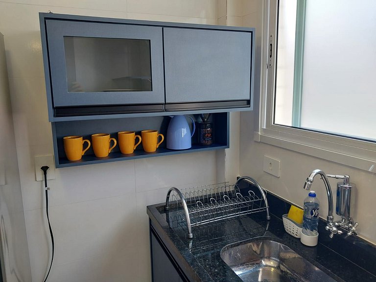 066 Aviação Beira Mar-1dorm -10m da praia WI FI