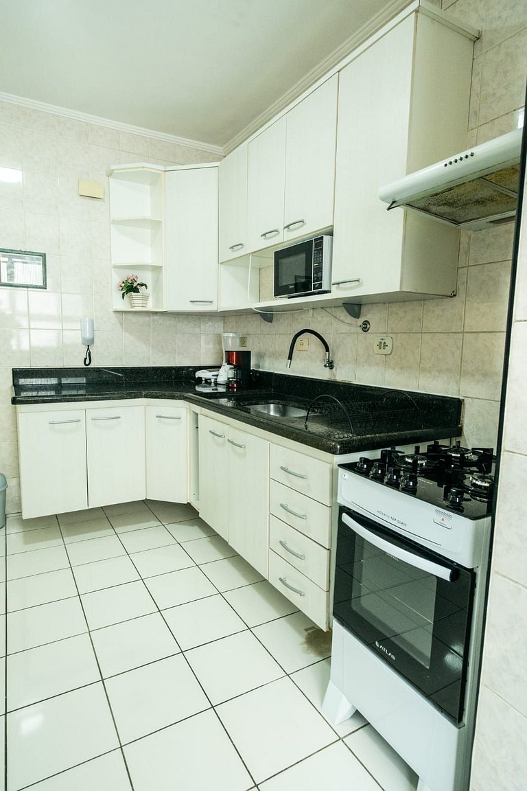 Frente Vista Mar - Varanda WI-FI e Ar 10m da praia