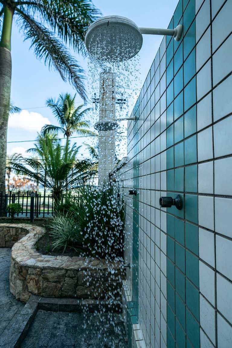 Frente Vista Mar - Varanda WI-FI e Ar 10m da praia