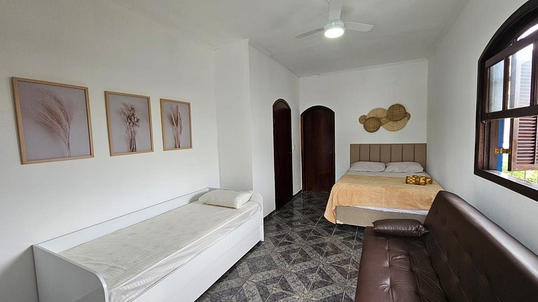 House Beach Brasil Suíte2 Vista Varanda/Wifi/Garag