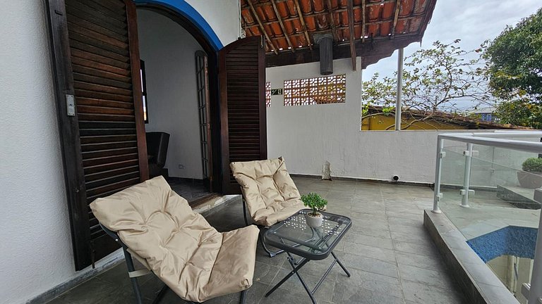 House Beach Brasil Suíte2 Vista Varanda/Wifi/Garag