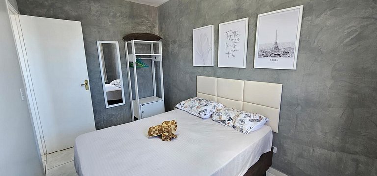 1011 Vista Praia Mar -Wi fi/garagem - portaria 24H