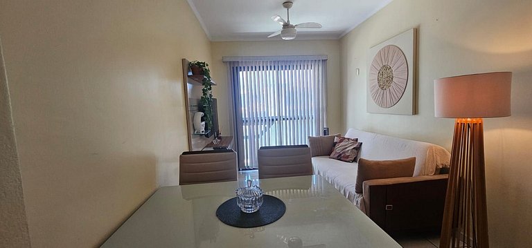 Frente Vista Mar - Varanda WI-FI e Ar 10m da praia