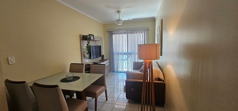 Frente Vista Mar - Varanda WI-FI e Ar 10m da praia