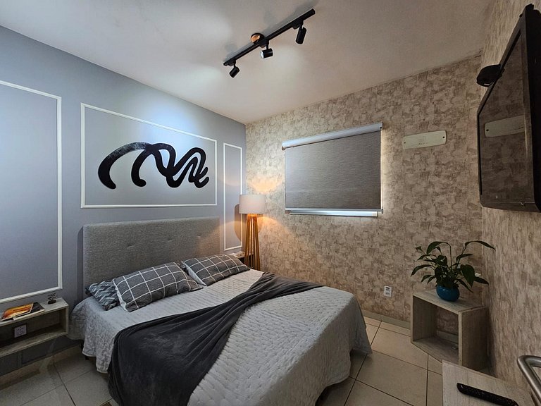 Vista Mar 300m da praia - wi fi - Varanda Gourmet