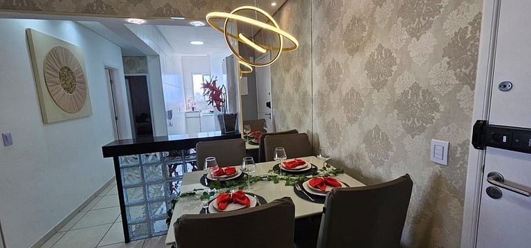 Vista Mar 300m da praia - wi fi - Varanda Gourmet