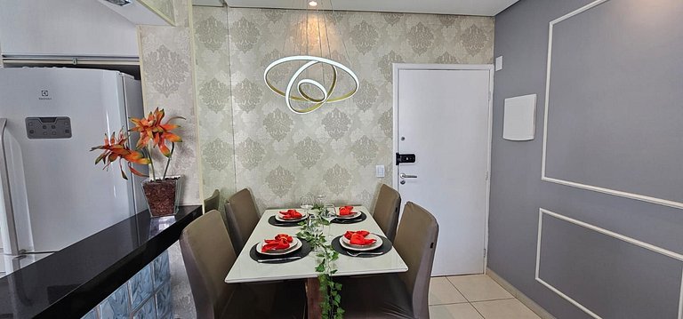 Vista Praia Mar - AVIAÇÃO - 300 metros da praia - WI FI - Va