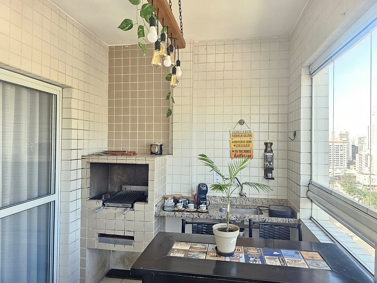 Vista Praia Mar - AVIAÇÃO - 300 metros da praia - WI FI - Va